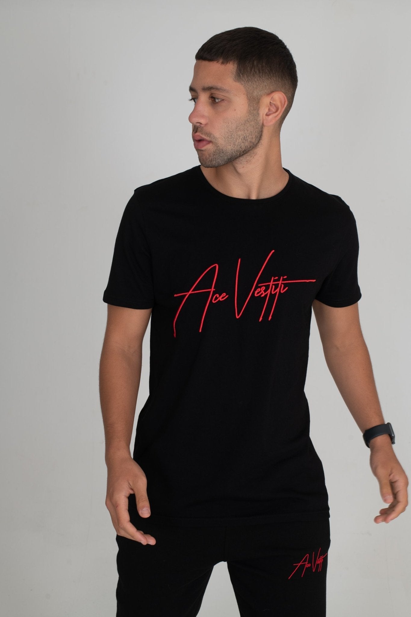 AV Signature T-Shirt Black - ACE VESTITI