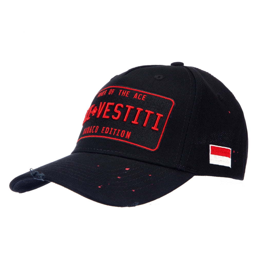 Red plate baseball cap - ACE VESTITI