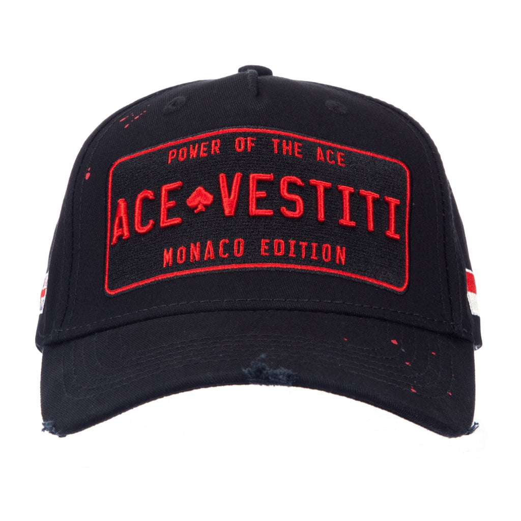 Red plate baseball cap - ACE VESTITI