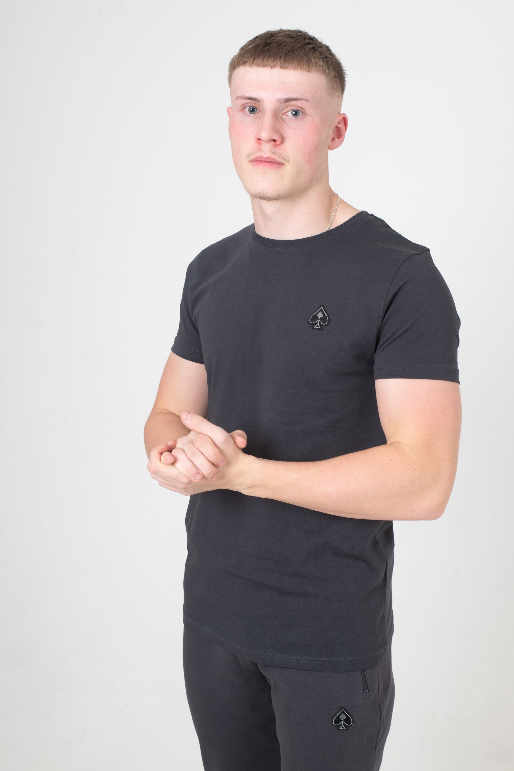 Small Spade T-Shirt Grey